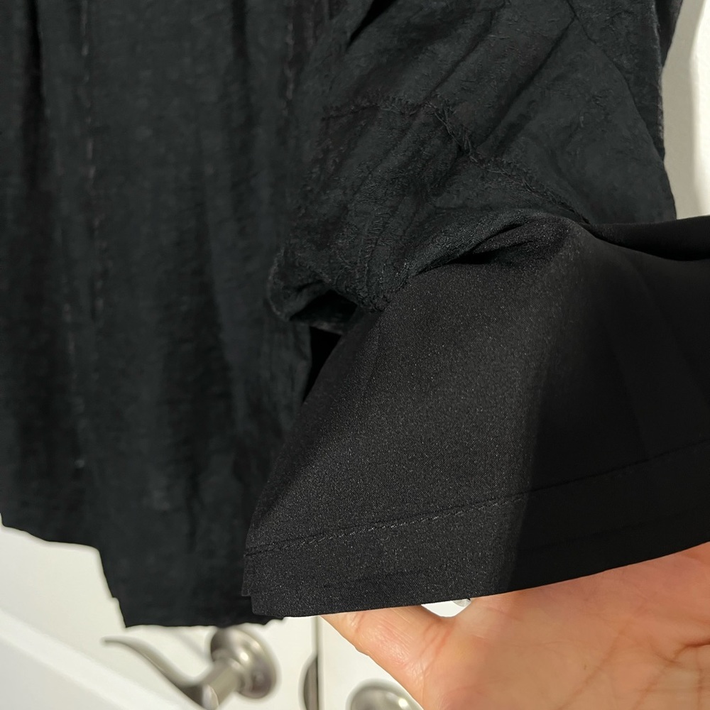 J.Jill Tencel blend textured fabric A line pleated skirt size 18 NWT - Picture 4 of 8